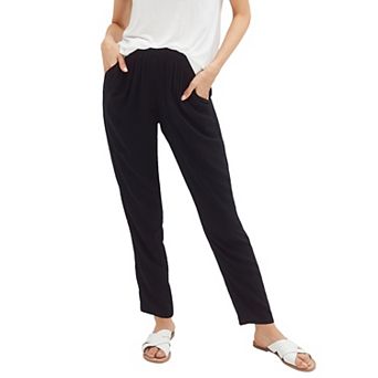 ellos Plus Size Woven Soft Pants