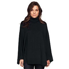 Womens Black Plus Ponchos Sweaters Tops Clothing Kohl s