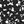 Black White Ditsy