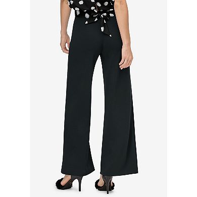 ellos Plus Size Wide Leg Soft Pants