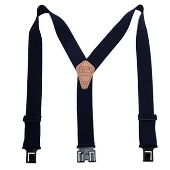 Men's Elastic 2 Inch Wide Hook End Suspenders