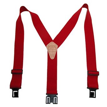 Men's Elastic 2 Inch Wide Hook End Suspenders