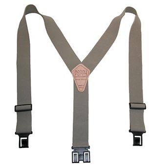 Men's Elastic 2 Inch Wide Hook End Suspenders