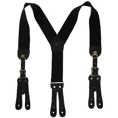 Welch Men's Elastic Cinch Up Y-Back Suspenders (Tall Available)