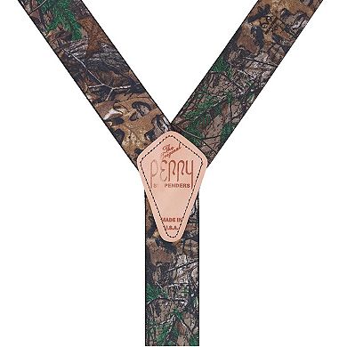 Men's Elastic Hook End Camouflage Suspenders