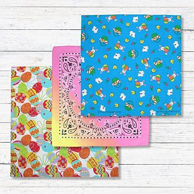 CTM Easter Egg Print Holiday Bandana