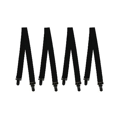 CTM Straight Sock Garter Shirt Stay