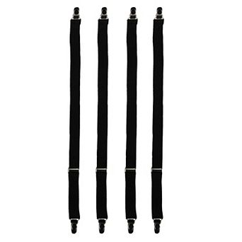 Men's Elastic 3/4 Inch Dress Straight Sock Garter Shirt Stays