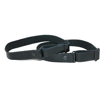 Men's Coated Leather Solid Color Adjustable Armband Sleeve Garter