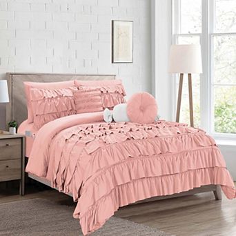 Elegant Comfort 10 pc Cinderella Comforter Set, Includes 6 pc Sheet Set With Sided Storage Pockets