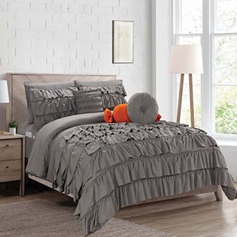 Elegant Comfort 10 pc Cinderella Comforter Set, Includes 6 pc Sheet Set With Sided Storage Pockets