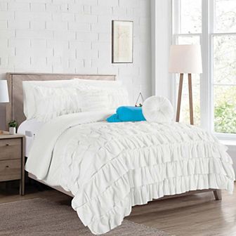 Elegant Comfort 10 pc Cinderella Comforter Set, Includes 6 pc Sheet Set With Sided Storage Pockets
