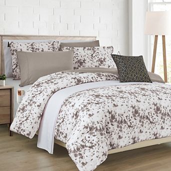 Elegant Comfort 10 pc Tie-dye Comforter Set, Includes 6 pc Sheet Set With Sided Storage Pockets