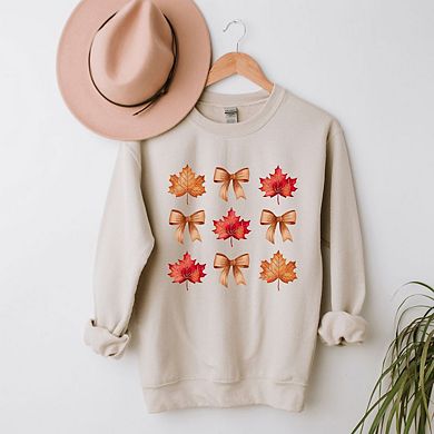 Coquette Fall Leaf Chart Sweatshirt
