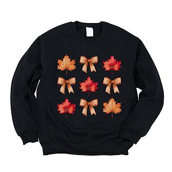 Coquette Fall Leaf Chart Sweatshirt