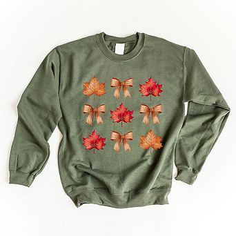 Coquette Fall Leaf Chart Sweatshirt