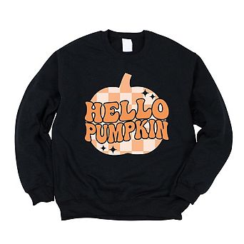 Hello Pumpkin Sparkles Sweatshirt