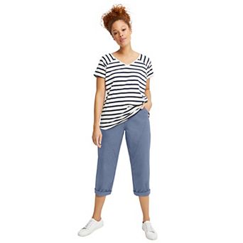 ellos Plus Size Seamed Capris