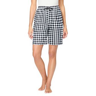 Dreams & Co. Women's Plus Size Woven Sleep Short