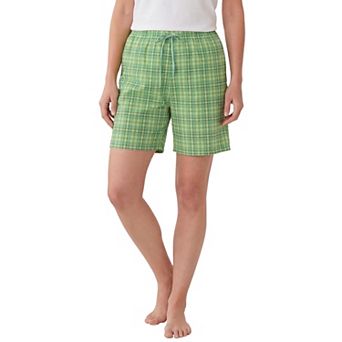 Dreams & Co. Plus Size Woven Sleep Short