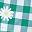 Tropical Emerald Daisy