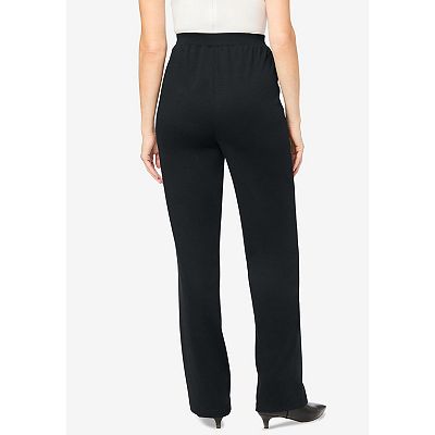 ponte knit dress pants Time and Tru Women's Slim Straight Ponte Knit Dress Pants, 27 Inseam,  Sizes XS-XXL