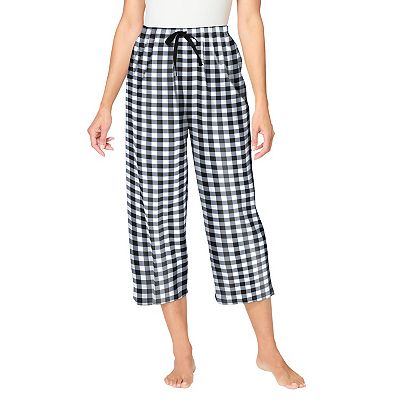 Dreams Plus Size Woven Sleep Capri Pant