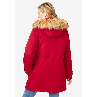Woman Within Plus Size The Arctic Parka;