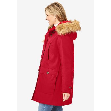 Woman Within Plus Size The Arctic Parka;