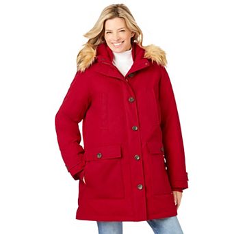 Woman Within Plus Size The Arctic Parka;