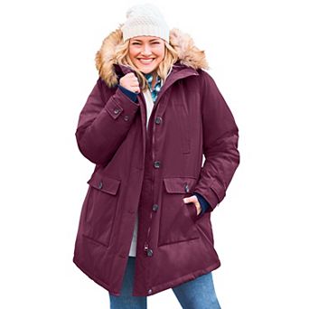 Woman Within Plus Size The Arctic Parka;