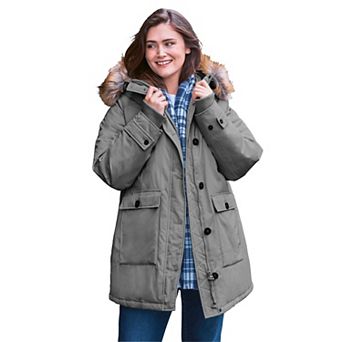 Woman Within Plus Size The Arctic Parka;