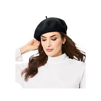 Woman Within Women's Plus Size Wool Beret