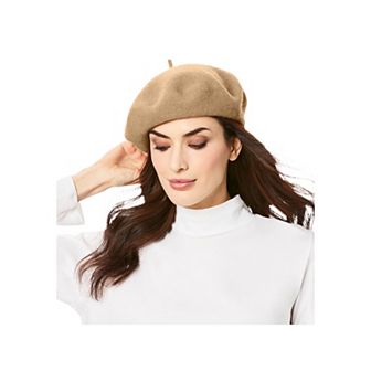 Woman Within Women's Plus Size Wool Beret