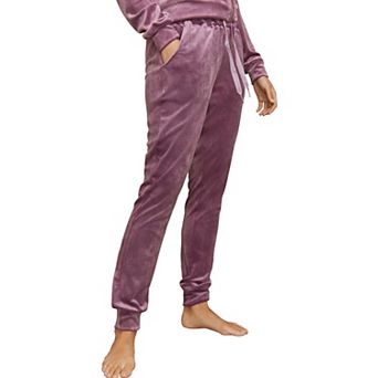 ellos Plus Size Velour Jogger Pants