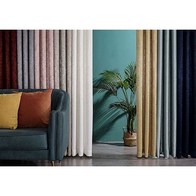 Kate Aurora Modern Art Contemporary 2 Pack Light Filtering Grommet Top Curtains