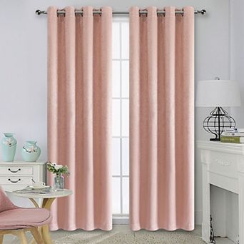 Kate Aurora Modern Art Contemporary 2 Pack Light Filtering Grommet Top Curtains