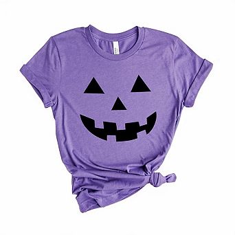 Pumpkin Face Short Sleeve Graphic Tee