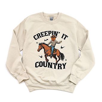 Creepin' It Country Cowboy Sweatshirt