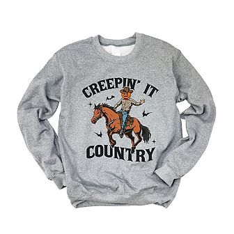 Creepin' It Country Cowboy Sweatshirt