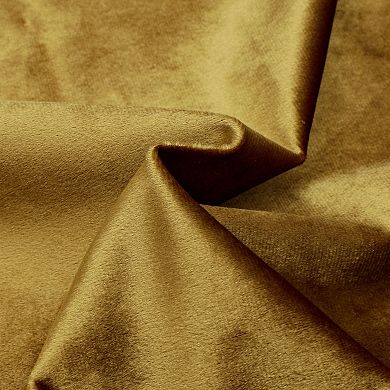 Kate Aurora Royal Living 2 Pack Rod Pocket Light Filtering Velvet Window Curtain Panels