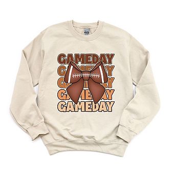 Coquette Football Game Day Sweatshirt