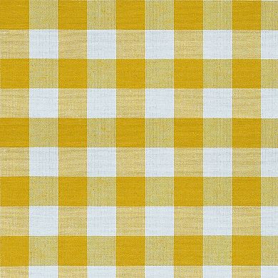Goodgram Buffalo Check Plaid Gingham Tie Up Window Single Curtain Shade