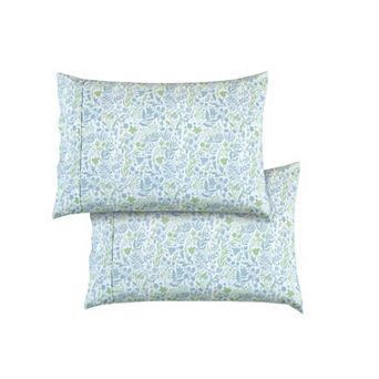 Elegant Comfort Luxury Soft Set Of 2 Floral Pattern Pillowcases