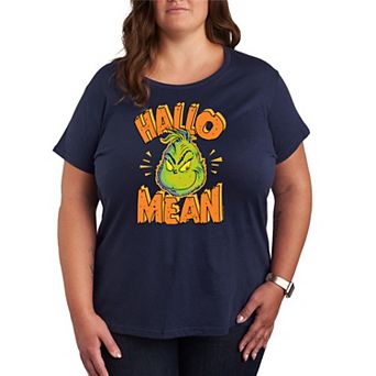 Plus Size Dr. Seuss Grinch HalloMean Graphic Tee