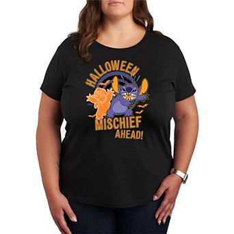Disney's Lilo & Stitch Plus Size Halloween Mischief Graphic Tee