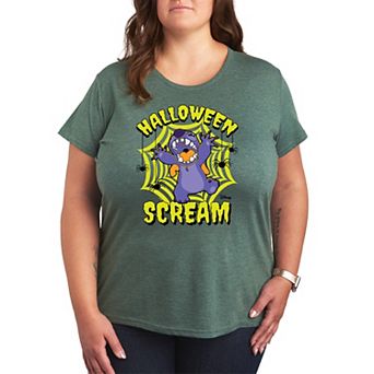 Disney's Lilo & Stitch Plus Size Halloween Scream Graphic Tee
