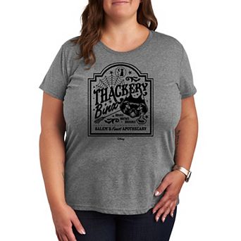 Disney's Hocus Pocus Binx Plus Size Business Sign Graphic Tee