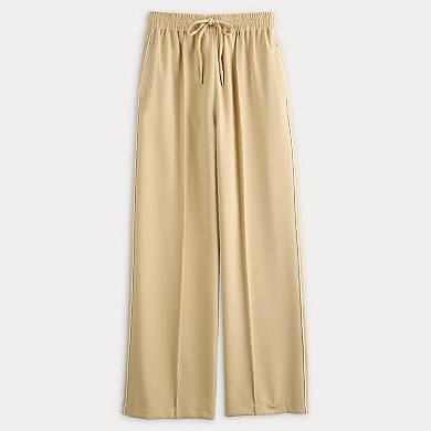 Juniors' SO® Contrast Piping Pull-On Trousers