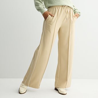 Juniors' SO® Contrast Piping Pull-On Trousers